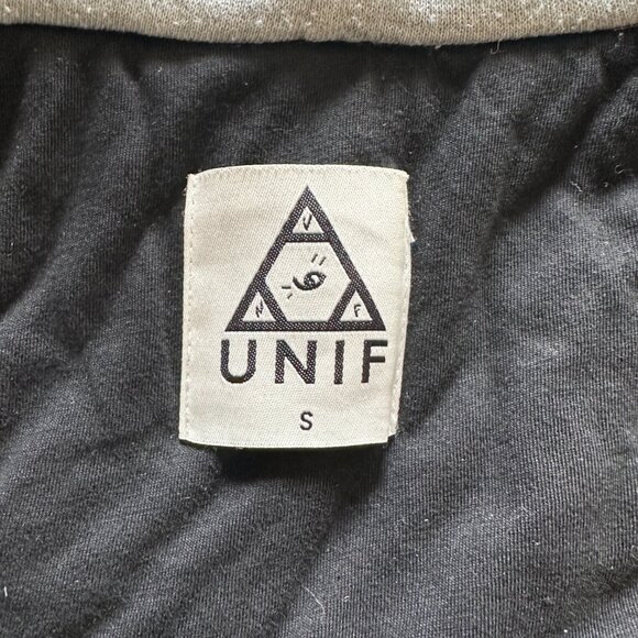 UNIF Vago Plaid Flannel Hooded Jacket Women's Size Small - Picture 7 of 8